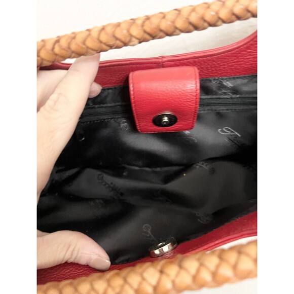 Fossil Key Per Crossbody/Shoulder/Clutch Bag Clutch Bamboo Handle Strap - Picture 6 of 11